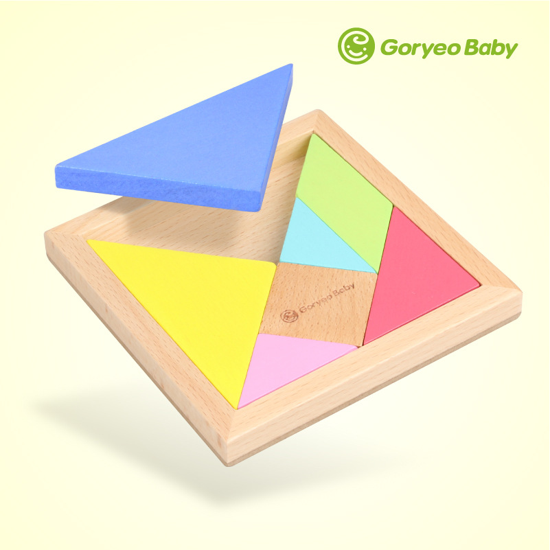 goryeobaby榉木七巧板 益智玩具 木制玩具 腦力開發兒童玩具在類目 玩具/童車/益智/積木/模型, 串珠/拼圖/配對/拆裝/敲打玩具, 拼圖/拼板中 - 來自Buy2taobao.com提供專業的淘寶代購服務
