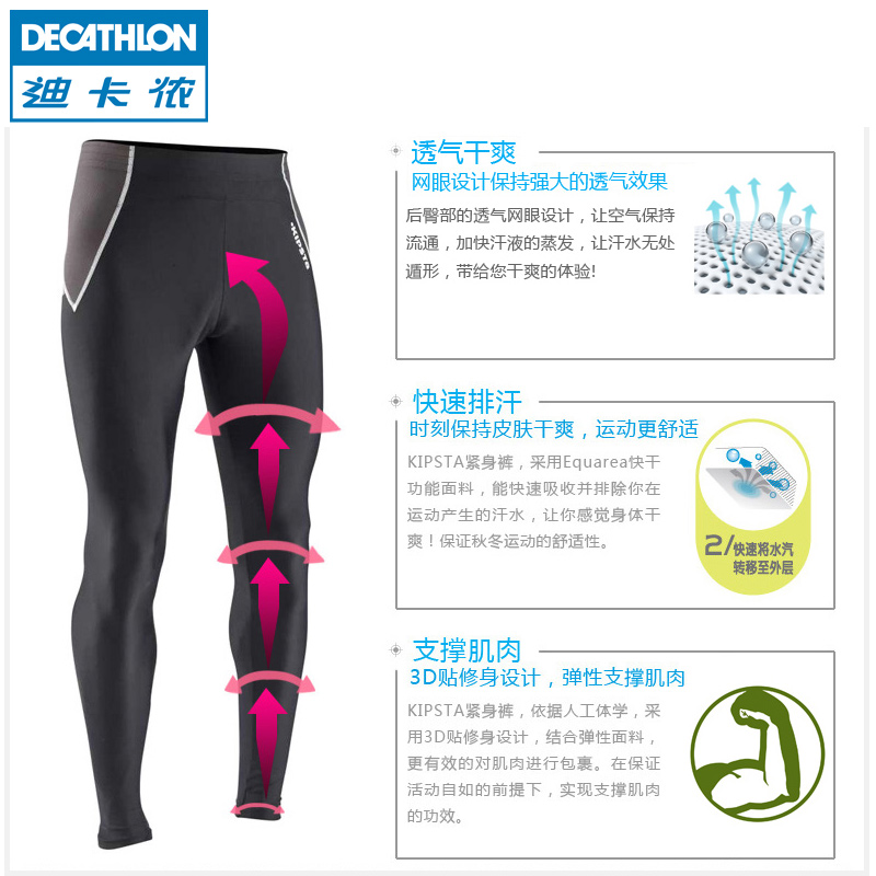 kipsta track pants