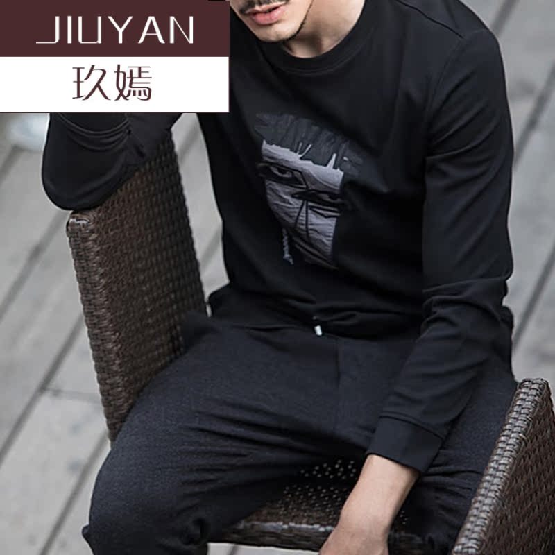 Simplicity Trend T-shirts Long sleeve Sweater 2018 new pattern Abstract character head portrait Autumn Sweater Socketin the Men's clothing, Sweater category - from Buy2taobao.com to provide professional Taobao agent buy service