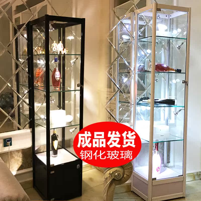 化妆品产品玻璃展示柜手办玻璃柜子透明陈列柜礼品模型精品样品。|ruв категории коммерческий/офисная мебель, полки/витрина, бутик - витрина/витрина - от Buy2taobao.com для оказания профессиональной услуги покупки агента Taobao