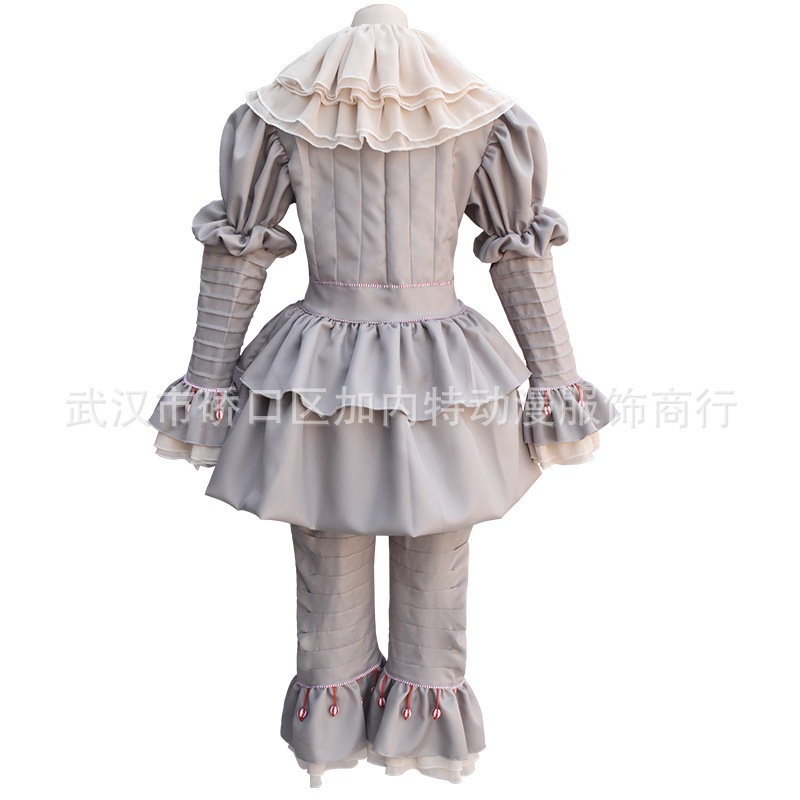 新款小丑回魂COS佩尼怀斯Cosplay万圣节服装小丑Pennywise|msdalam kategori Butik wanita / wanita, pakaian/pakaian kebangsaan/peringkat pakaian, pakaian kebangsaan/pakaian - dari Buy2taobao.com untuk memberikan perkhidmatan ejen Taobao profesional membeli