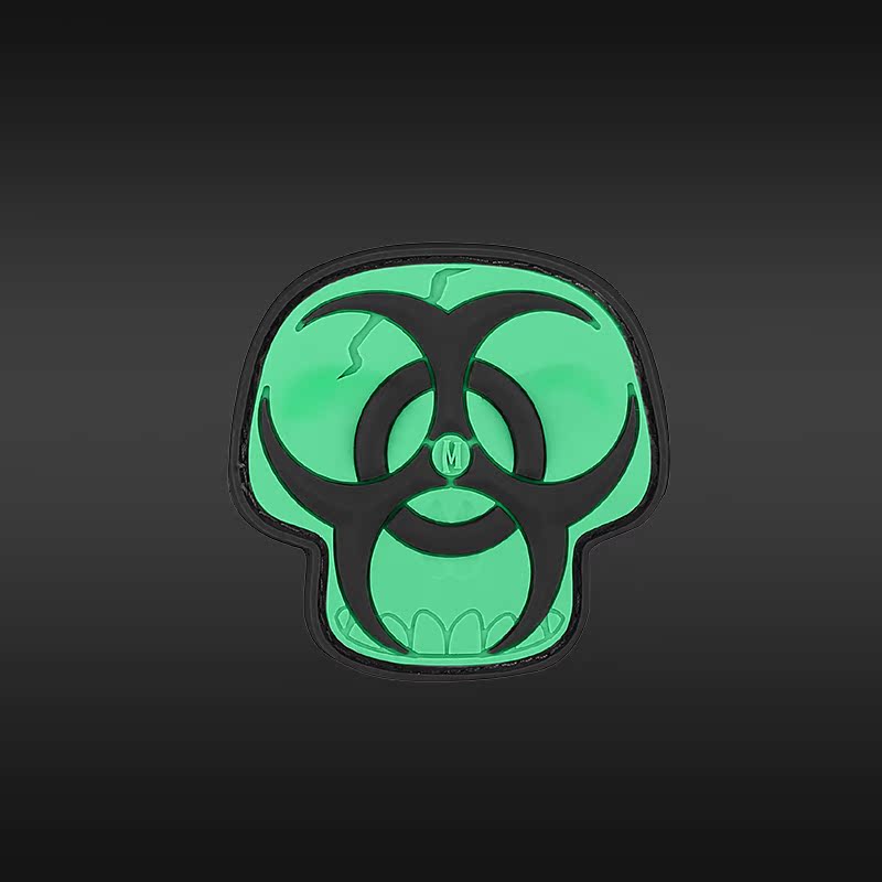 Bidi Mima BZSKZ Biochemical Skull(luminescence)Velcro moralein the Sports bag/Outdoor package/Fitting , Chapter stickers/Velcro chapter category - from Buy2taobao.com to provide professional Taobao agent buy service