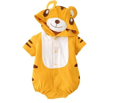 端午節老虎哈衣夏款時尚韓版嬰幼男女寶寶短袖帶帽連體動物哈衣在類目 童裝/嬰兒裝/親子裝, 連身衣/爬服/哈衣中 - 來自Buy2taobao.com提供專業的淘寶代購服務