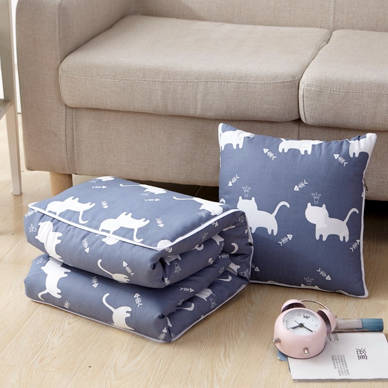 Pillows quilt Dual use Cushion blanket Office Sleep Pillow automobile On the train In fold Pillow coverin the Home Fabric , Pillow/Pillow category - from Buy2taobao.com to provide professional Taobao agent buy service