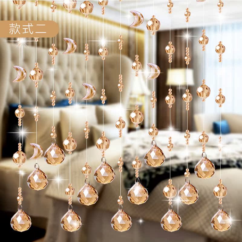 门连挂饰新款卧室帘少女可爱水晶珠隔断客厅玄幻厕所屏风卫生间关|ruв категории домашний ткань, занавес, занавес и аксессуары, занавес/занавес - от Buy2taobao.com для оказания профессиональной услуги покупки агента Taobao