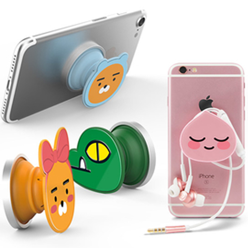 KAKAO韓國進口可愛卡通伸縮氣囊手機支架多功能繞線器車載支架在類目 3C數碼配件, 手機配件, 手機支架/手機座中 - 來自Buy2taobao.com提供專業的淘寶代購服務