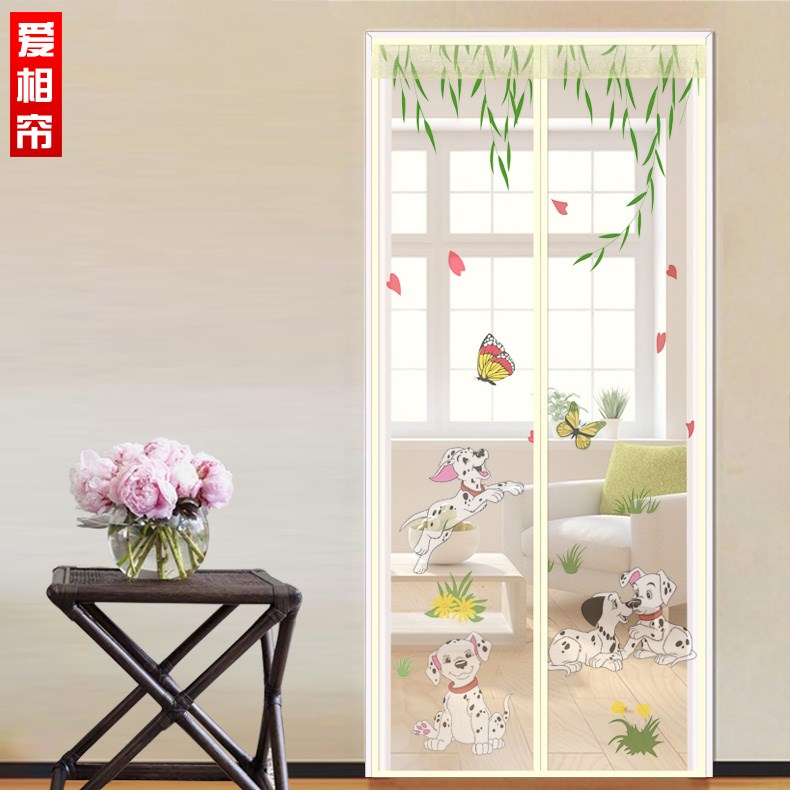 summer Mosquito control door curtain Velcro Mute summer bedroom encryption screen window Cartoon household magnetic Curtainin the Home Fabric , Curtains and curtain accessories , Curtain category - from Buy2taobao.com to provide professional Taobao agent buy service