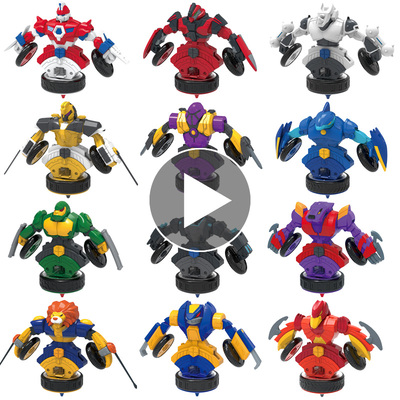 灵动魔幻陀螺3代之机甲战车变形砣坨螺托罗梦幻2男孩拉线儿童玩具