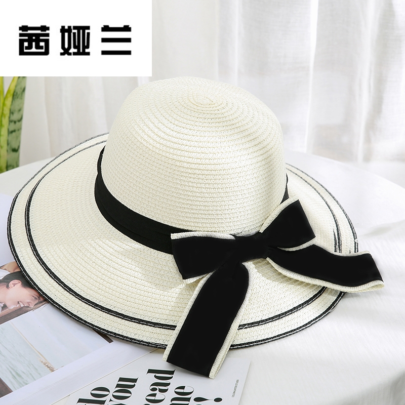 茜娅兰夏季帽子女士韩版休闲太阳帽渡假海边沙滩帽子时尚潮款草帽在类目 服饰配件/皮带/帽子/围巾, 帽子中 - 来自Buy2taobao.com提供专业的淘宝代购服务