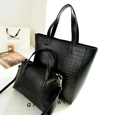 leather handbag women bags Handbag + Messenger Bag 2 Setin the Leather/Lady bags/Men's bag, Ms. bags category - from Buy2taobao.com to provide professional Taobao agent buy service