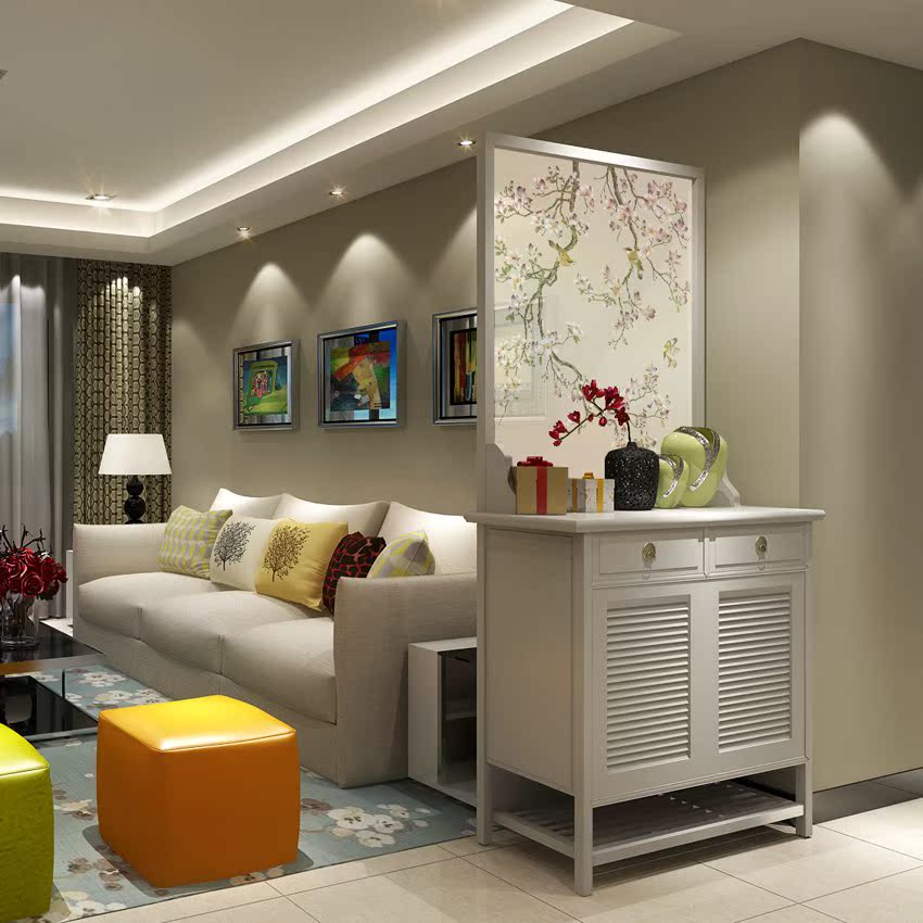 Modern minimalist screen a living room Small apartment solid wood Lockers partition Shoe porch Semipermeable Louvered doors Shoe cabinetin the Residential furniture , Cabinet , Shoebox category - from Buy2taobao.com to provide professional Taobao agent buy service