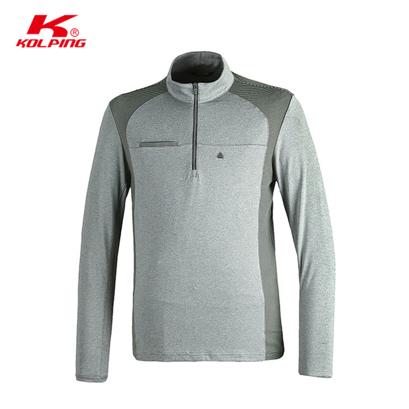 KOLPING T-shirt Primer T-shirt leisure time motion Perspiration Stand collar Long sleeve T-shirt KMT4651Min the Outdoor/Mountaineer/Camping/Travel Goods , Outdoor clothing , Quick-drying underwear , Quick-drying T-shirt category - from Buy2taobao.com to provide professional Taobao agent buy service