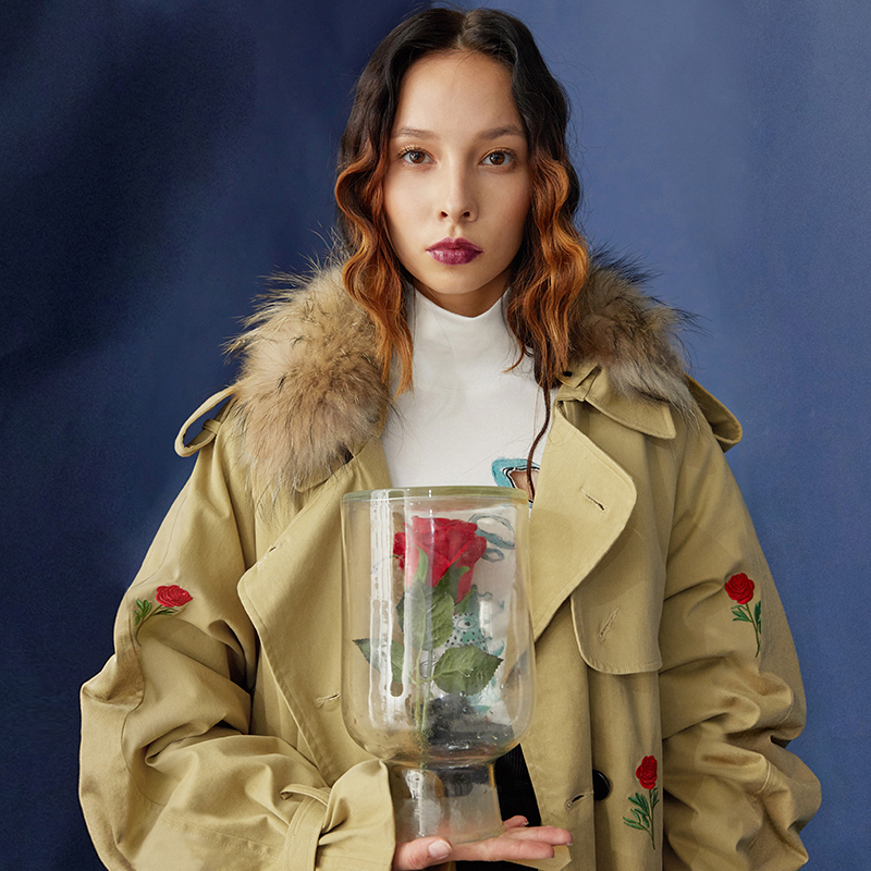 两三事玫瑰夫人冬装新款加厚毛领过膝棉服棉衣女长款外套少女风在类目 女装/女士精品, 棉衣/棉服中 - 来自Buy2taobao.com提供专业的淘宝代购服务