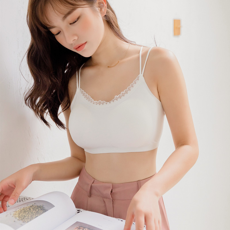 冰丝美背内衣女交叉吊带网红文胸小背心聚拢裹胸式打底防走光抹胸|ruв категории Нижнее белье, Топика - от Buy2taobao.com для оказания профессиональной услуги покупки агента Taobao