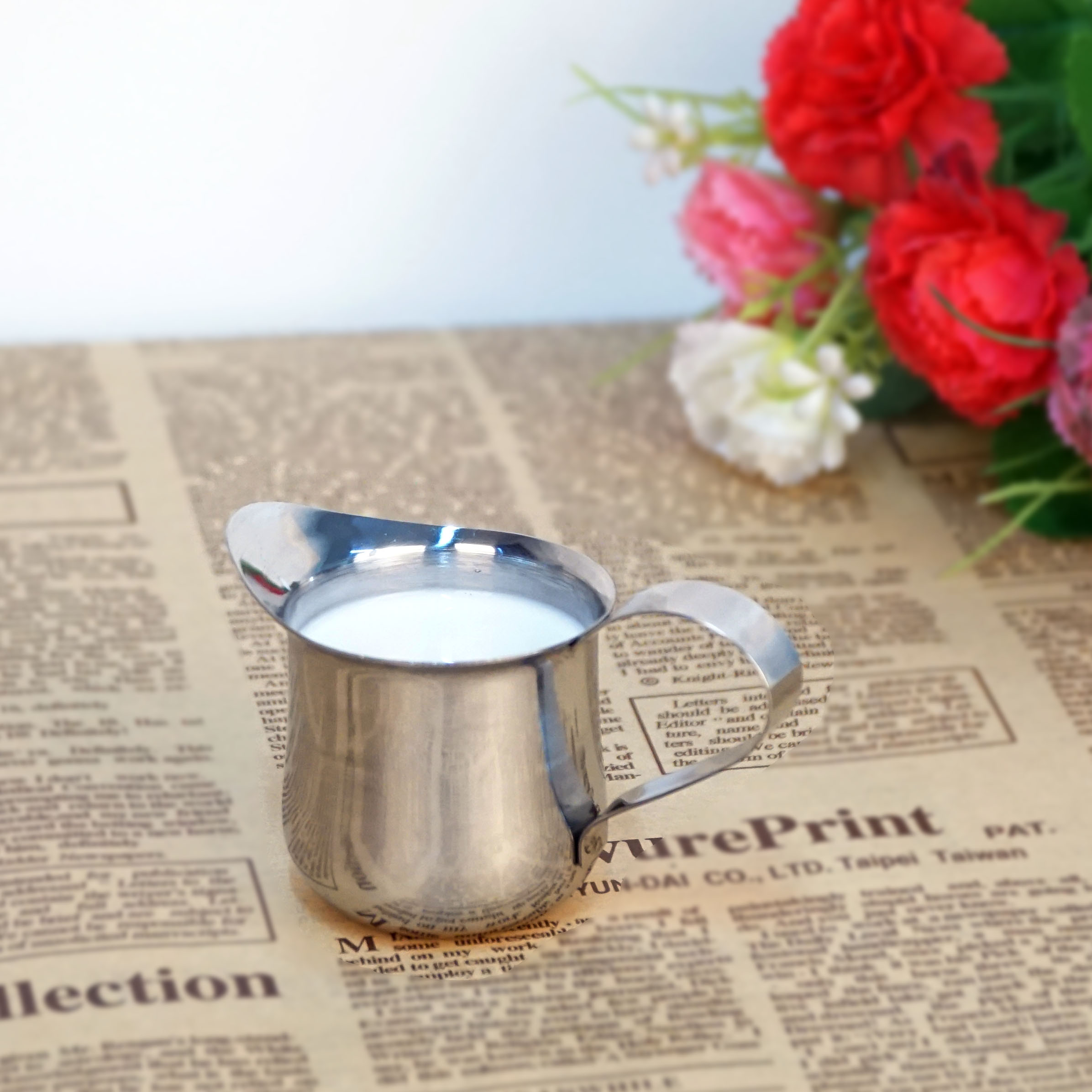 Stainless steel new pattern Milk Cup Stainless steel milk cans Milk tank Large belly milk cup Stainless steel milk cup(5 oz.)in the Tableware , Coffee , Milk cans category - from Buy2taobao.com to provide professional Taobao agent buy service