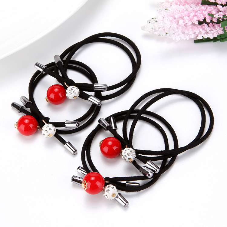 Korean Edition new pattern Hairdressing Rhinestone bead Hairpin Hair Elastic Tousheng lovely Simplicity Mori girlin the Accessories/Fashion Jewelry, Hair Accessories  category - from Buy2taobao.com to provide professional Taobao agent buy service