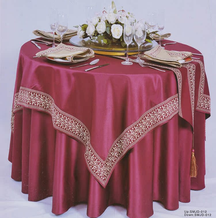 Manufactor Direct selling Solid Edge Square tablecloth hotel club Jubilation Claret Round tablecloths Mat Seat covers suitin the Home Fabric , Table cloth , Wallpaper/Table flag/Table and chair sets/Cushion category - from Buy2taobao.com to provide professional Taobao agent buy service