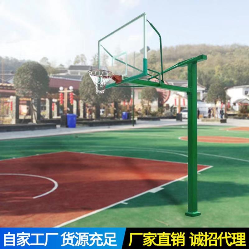厂家直销 室外篮球架 固定式单臂篮球架 地埋方管篮球架 可定制|ruв категории движение/йога/фитнес/фанаты товаров, баскетбол, баскетбол/баскетбол рамы - от Buy2taobao.com для оказания профессиональной услуги покупки агента Taobao