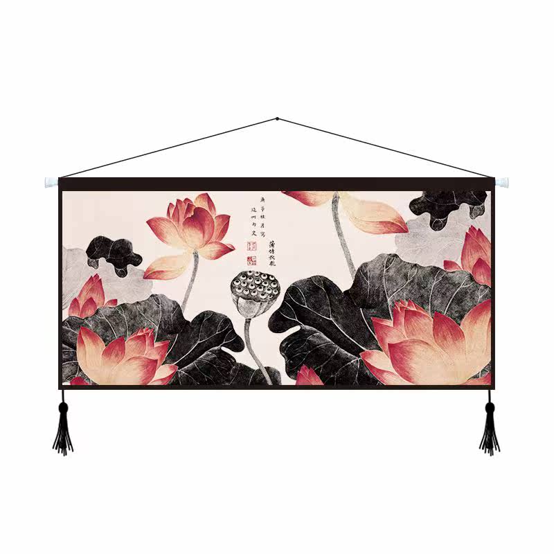 中式大号布艺挂毯书房卧室床头挂画沙发背景墙装饰画客厅墙画壁画|ruв категории домашний ткань, гобелен/гобелен - от Buy2taobao.com для оказания профессиональной услуги покупки агента Taobao