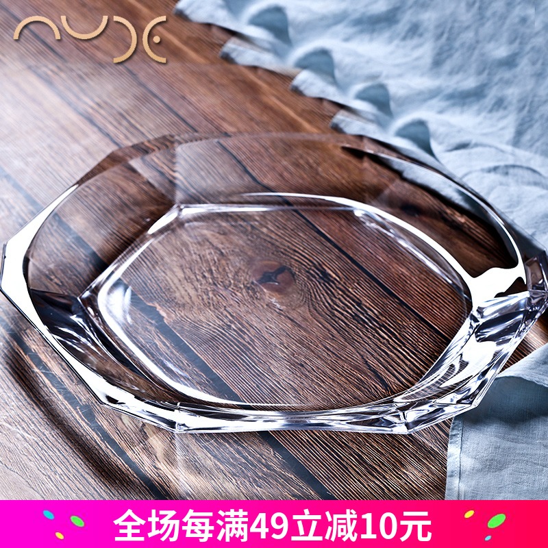 土耳其进口无铅水晶玻璃果盘果斗客厅茶几水果沙拉盘透明糖果盘在类目 餐饮具, 餐具, 果盆/果盘/果篮中 - 来自Buy2taobao.com提供专业的淘宝代购服务