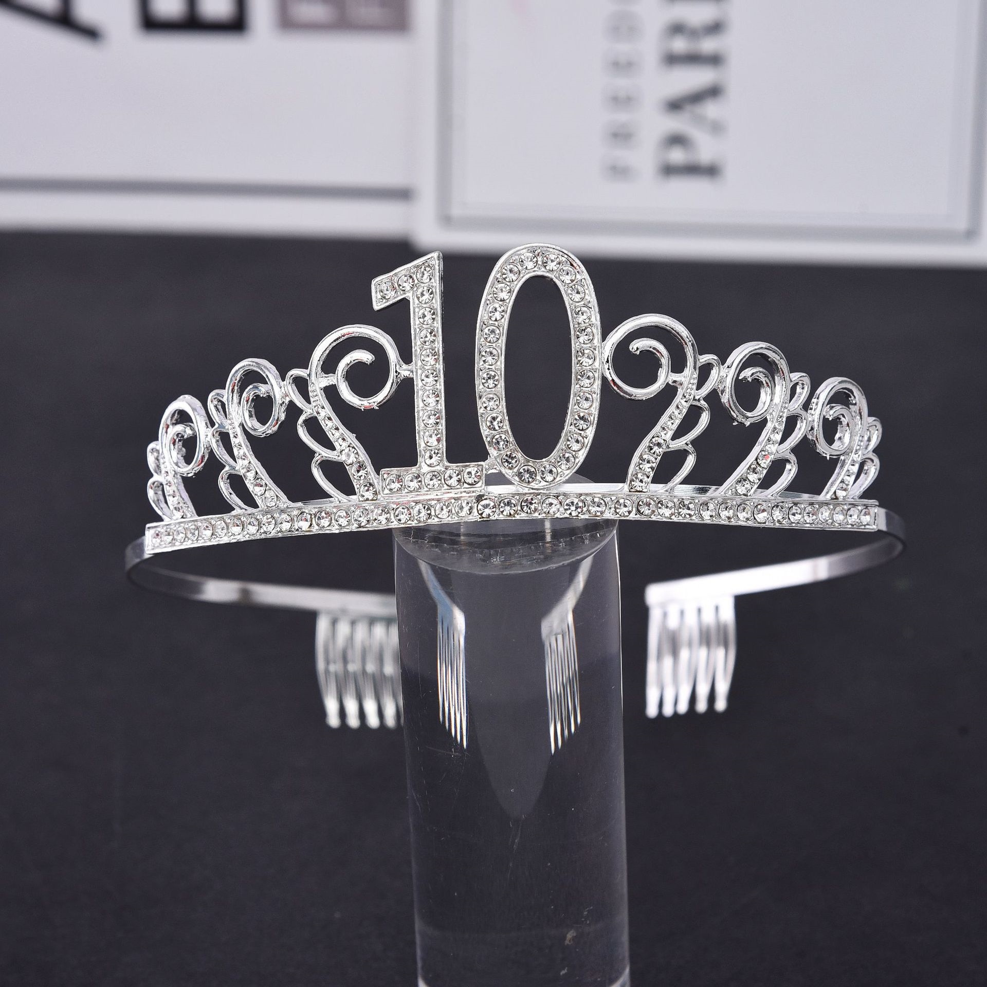 Digital birthday 18 year 20 21 princess birthday Headdress Combs Cake Decoratingin the Accessories/Leather belt/Hat/Muffler , Wedding dress accessories , Accessories category - from Buy2taobao.com to provide professional Taobao agent buy service