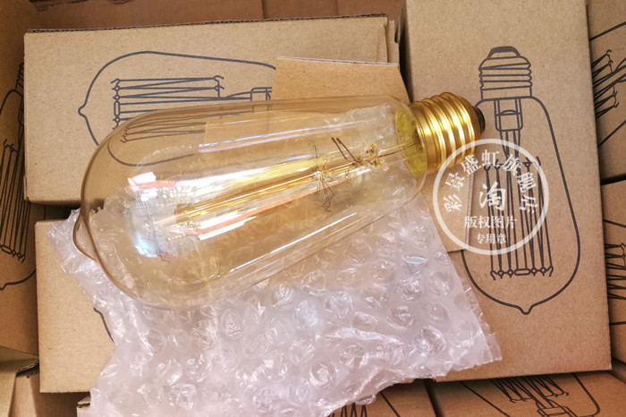 ST64 茶色 钨丝 调光源 E27螺口 220v 40w 爱迪生装饰灯泡6只包邮|ruв категории награду материалов, источник света, других источников света - от Buy2taobao.com для оказания профессиональной услуги покупки агента Taobao