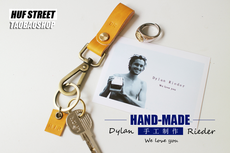 【纪念Dylan Rieder】独家手工制作真皮钥匙扣Best style R.I.P|ruв категории Аксессуары, сумки и обувь/аксессуары для ремня, пакет аксессуаров, брелок - от Buy2taobao.com для оказания профессиональной услуги покупки агента Taobao