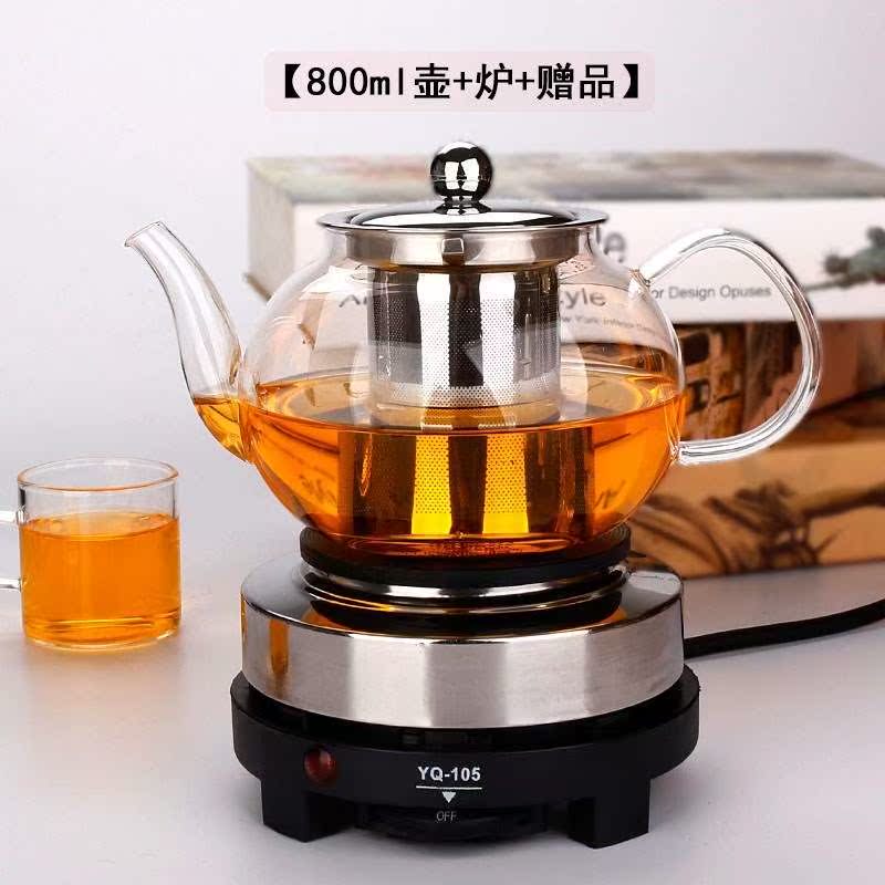烧水电热家用小花茶壶茶水壶煮茶壶散茶叶玻璃茶叶泡茶滤网茶壶|ruв категории посуда, чайный сервиз, чайник - от Buy2taobao.com для оказания профессиональной услуги покупки агента Taobao