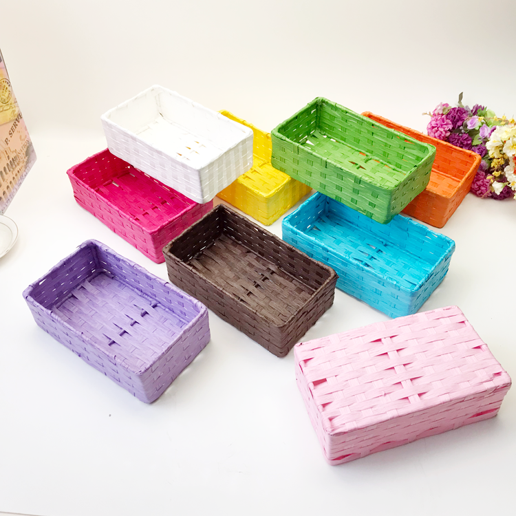 weave Storage baskets desktop Toys Debris snacks key storage box Storage Basket dormitory Storage basket Rattanin the Storage consolidation , Home Storage appliances , Storage bucket , Laundry Bin category - from Buy2taobao.com to provide professional Taobao agent buy service