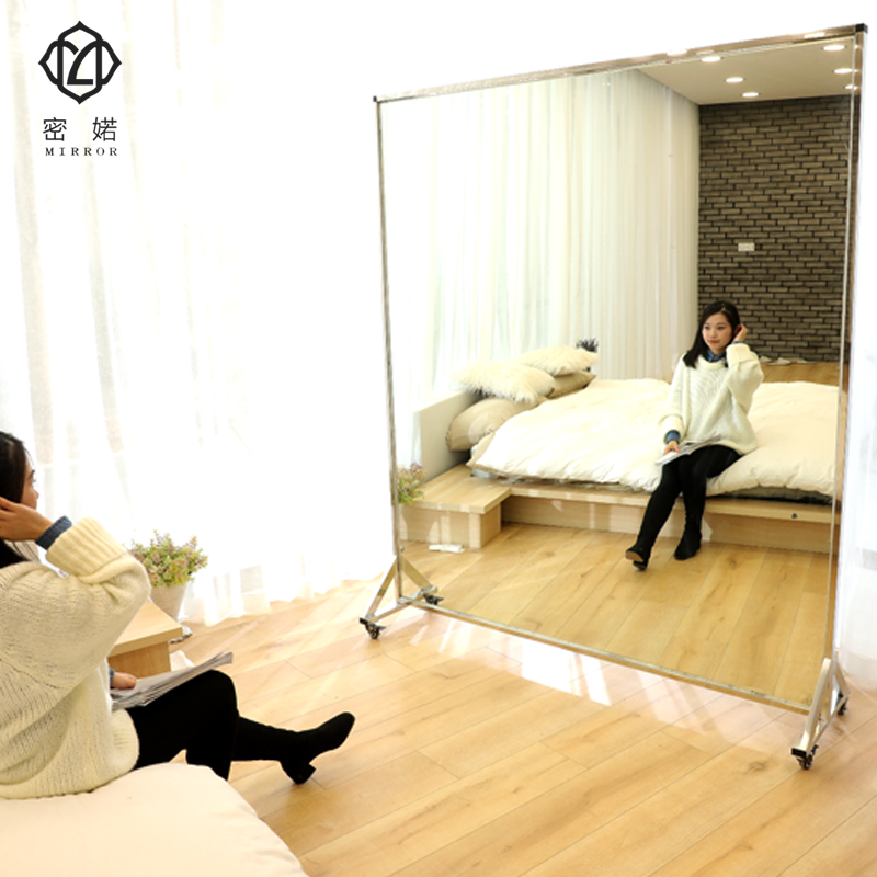 Super large Stainless steel Full-length mirror Mirror move Dancing mirror dance yoga Dressing Mirror Rehearsal Bodybuildingin the Residential furniture , Mirrors , Mirror category - from Buy2taobao.com to provide professional Taobao agent buy service