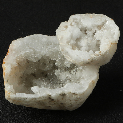 亲宝水晶天然白水晶摆件 买一送一 居家饰品 五色原矿消磁宝袋