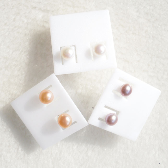 Pearl Pearl Necklace Bracelet Line 4/5MM Silver needle Pearl Ear Studs Jewellery Ear Studs natural Pearlin the Jewelry/Diamond/Jade/Gold , Natural pearls (New) , Earring category - from Buy2taobao.com to provide professional Taobao agent buy service
