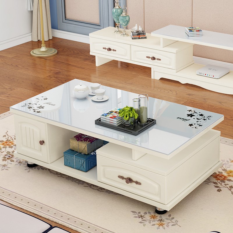 Black and white a living room tea table TV cabinet combination Apartment tea table Table originality rectangle fashion Economic type sofain the Residential furniture , Categories , Tea table category - from Buy2taobao.com to provide professional Taobao agent buy service