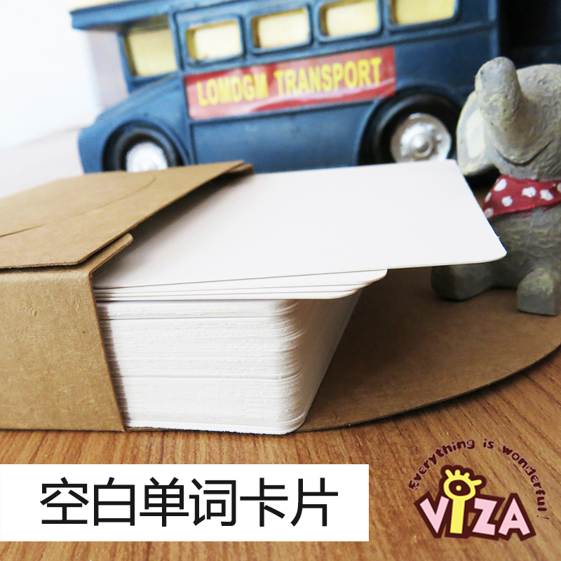 空白小卡片紙小學英語單詞卡留言生字主持人手卡白卡牛皮硬紙自制在類目 電子詞典/電紙書/文化用品, 印刷製品, 賀卡/明信片中 - 來自Buy2taobao.com提供專業的淘寶代購服務