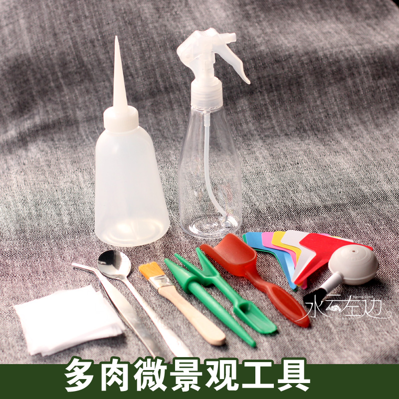 苔藓微景观制作工具勺子喷瓶滴瓶喷壶多肉植物园艺用品洒水壶在类目 鲜花速递/花卉仿真/绿植园艺, 园艺用品, 洒水/浇水壶中 - 来自Buy2taobao.com提供专业的淘宝代购服务