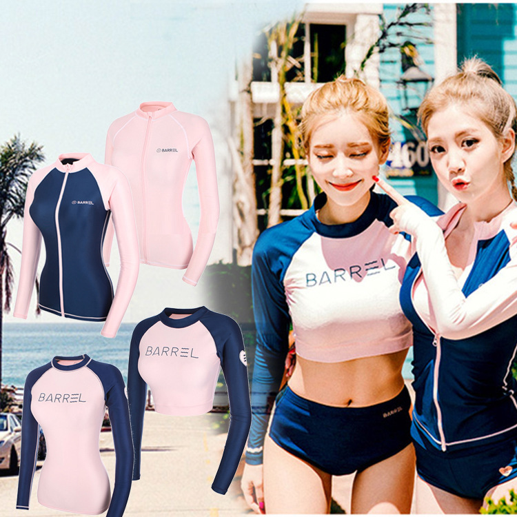 韩国夏季潜水服女长袖分体游泳衣套装运动防晒速干冲浪浮潜水母服在类目 户外/登山/野营/旅行用品, 户外服装, 潜水服中 - 来自Buy2taobao.com提供专业的淘宝代购服务