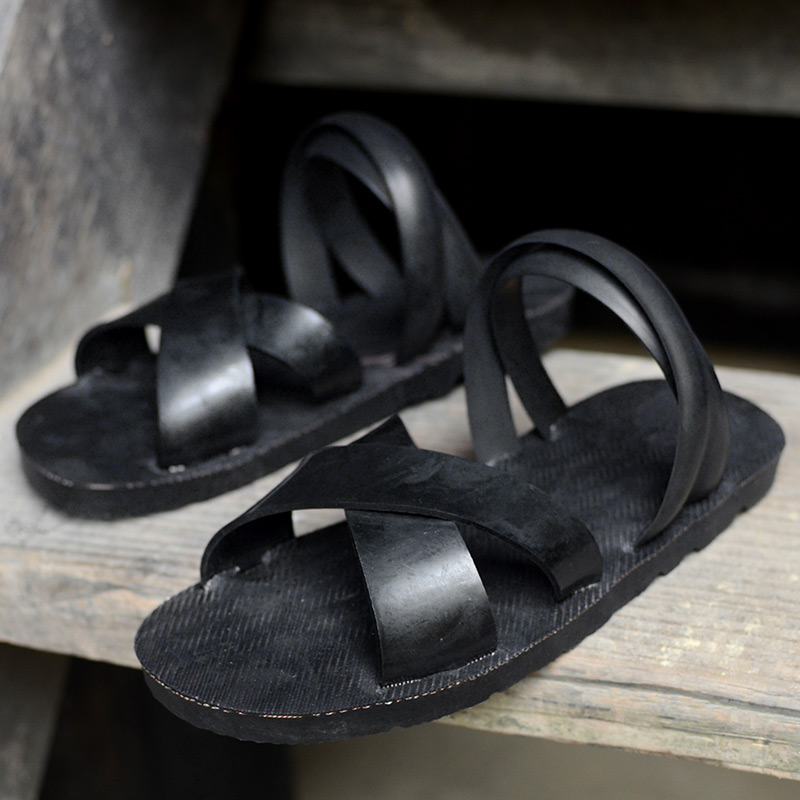 Vietnam manual tyre cutting Sandals man The thickness of the bottom personality leisure time Beach shoes Sandals Dual use Large Cool tidein the Men's Shoes, Sandals category - from Buy2taobao.com to provide professional Taobao agent buy service