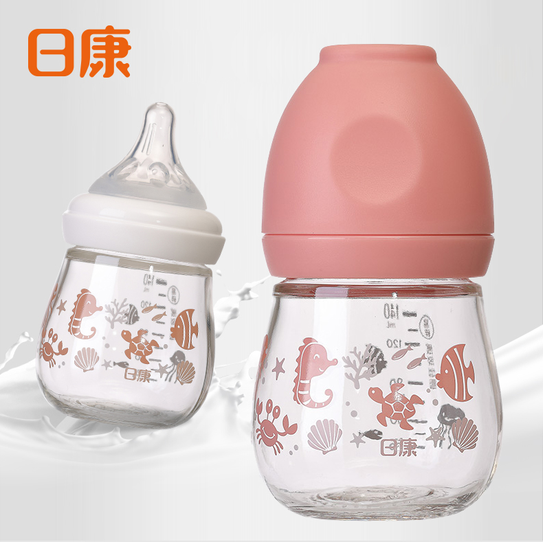 日康可爱宽口径玻璃果汁奶瓶新生宝宝便携款婴儿奶瓶140ML辅食瓶在类目 尿片/洗护/喂哺/推车床, 奶瓶/奶瓶相关, 奶瓶中 - 来自Buy2taobao.com提供专业的淘宝代购服务