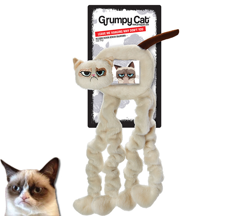 英国Grumpy Cat 不爽猫系列 猫玩具 门把悬挂装饰 14020|msdalam kategori haiwan peliharaan/makanan haiwan dan bekalan, Cat/Mainan anjing, mainan lain - dari Buy2taobao.com untuk memberikan perkhidmatan ejen Taobao profesional membeli