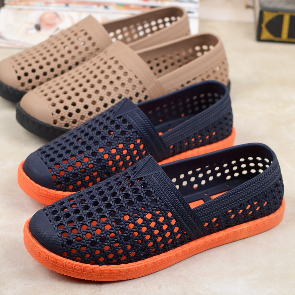 summer soft sole Sandals plastic cement ventilation Net surface Crocs man non-slip Beach shoes melissa Nest shoesin the Men's Shoes, Sandals category - from Buy2taobao.com to provide professional Taobao agent buy service