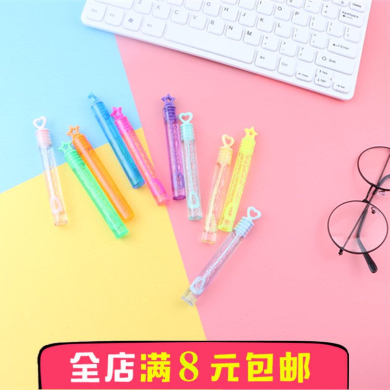 迷你吹泡泡器 安全无毒彩色抖音泡泡棒 创意幼儿园小礼物地摊货源|msdalam kategori Toy/bayi/teka-teki/blok bangunan/model, sukan luar/Leisure/Mainan tradisional, Bubble - dari Buy2taobao.com untuk memberikan perkhidmatan ejen Taobao profesional membeli