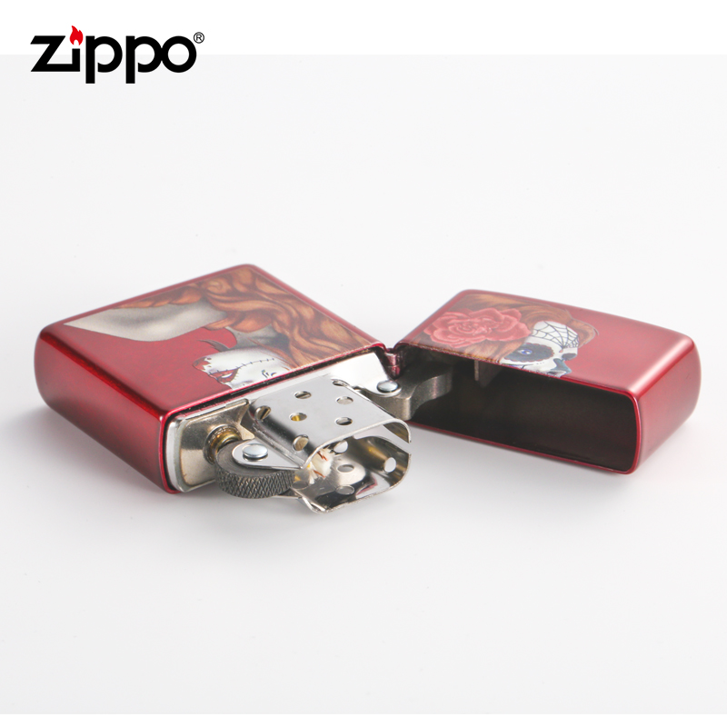 high-grade Cool Genuine Windbreak lighter 28830 quality goods Original Mexico zippo special counter Red Girlin the ZIPPO/Swiss Army Knife/Glasses , Brand lighters and accessories , ZIPPO/Zippo category - from Buy2taobao.com to provide professional Taobao agent buy service