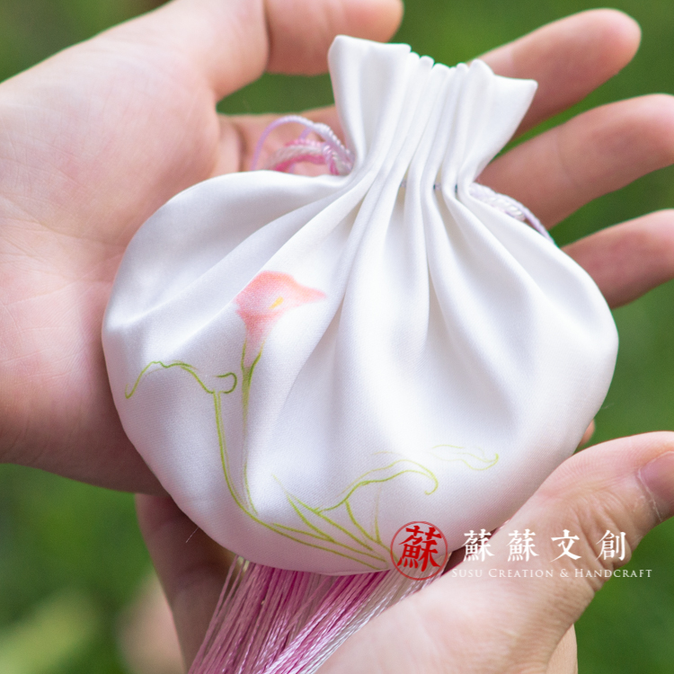 Su Su Wen Chuang Calla lilies Suzhou embroidery diy Antiquity Sachet Embroidery Beginner Material package Send girlfriends Novice can embroiderin the Home Fabric , Embroidery Kit , Embroidery category - from Buy2taobao.com to provide professional Taobao agent buy service