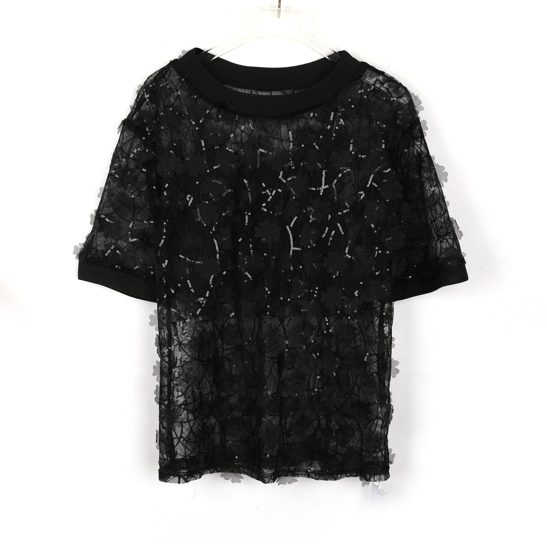 【F.Flower】2019夏上新镂空网纱绣花上衣T19002数量有限|msdalam kategori Butik wanita / wanita, baju lace/baju chiffon - dari Buy2taobao.com untuk memberikan perkhidmatan ejen Taobao profesional membeli