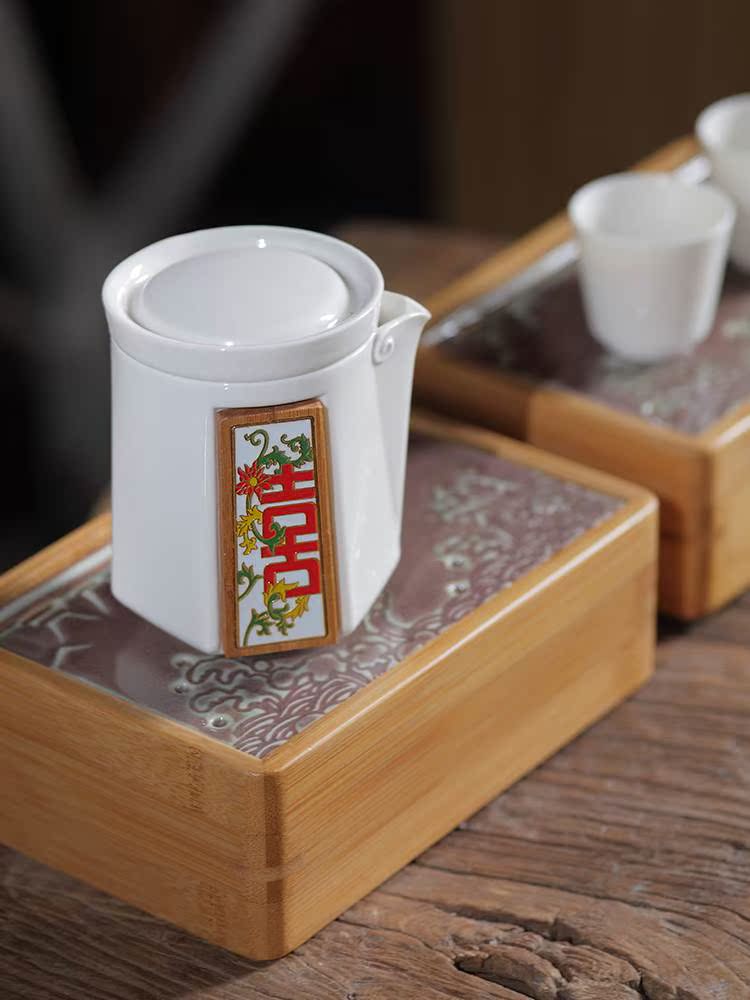 快客杯旅行茶具套装便携包一壶二杯黑陶功夫户外迷你车载|msdalam kategori pinggan mangkuk, set teh, Kung Fu teh - dari Buy2taobao.com untuk memberikan perkhidmatan ejen Taobao profesional membeli