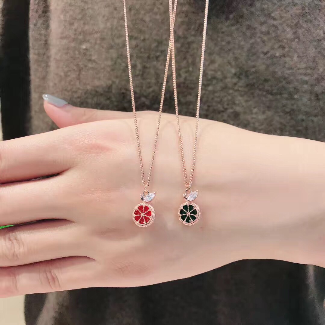 韩国东大门L8水果小柚子精美项链女水晶项坠气质百搭显白减龄新品在类目 饰品/流行首饰/时尚饰品新, 项链中 - 来自Buy2taobao.com提供专业的淘宝代购服务