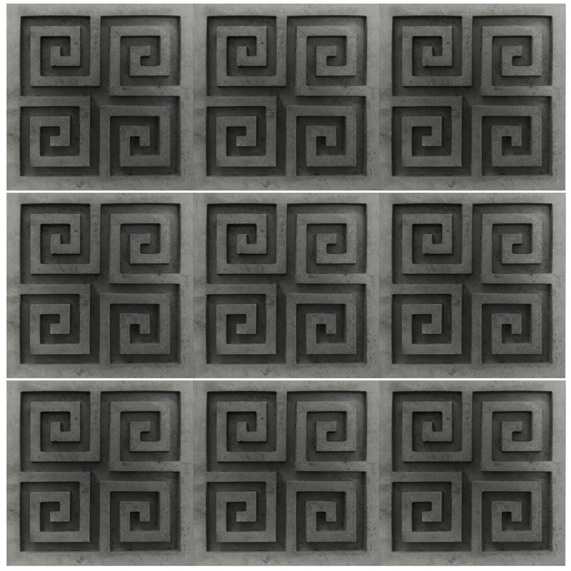 正方形墙砖地砖仿古照壁浮雕30cm回纹字砖DH0026青砖|msdalam kategori bahan binaan asas, Brick, Brick - dari Buy2taobao.com untuk memberikan perkhidmatan ejen Taobao profesional membeli