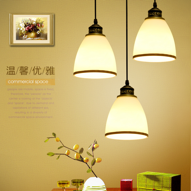 美式餐厅吊灯三头现代简约创意个性餐桌饭厅阳台吧台书房灯饰灯具在类目 家装主材, 灯具灯饰, 吊灯中 - 来自Buy2taobao.com提供专业的淘宝代购服务