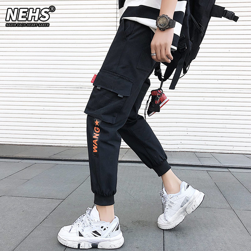 2019夏季潮流工装裤百搭束腿小脚休闲时尚潮牌男裤子bf原宿风嘻哈在类目 男装, 休闲裤中 - 来自Buy2taobao.com提供专业的淘宝代购服务