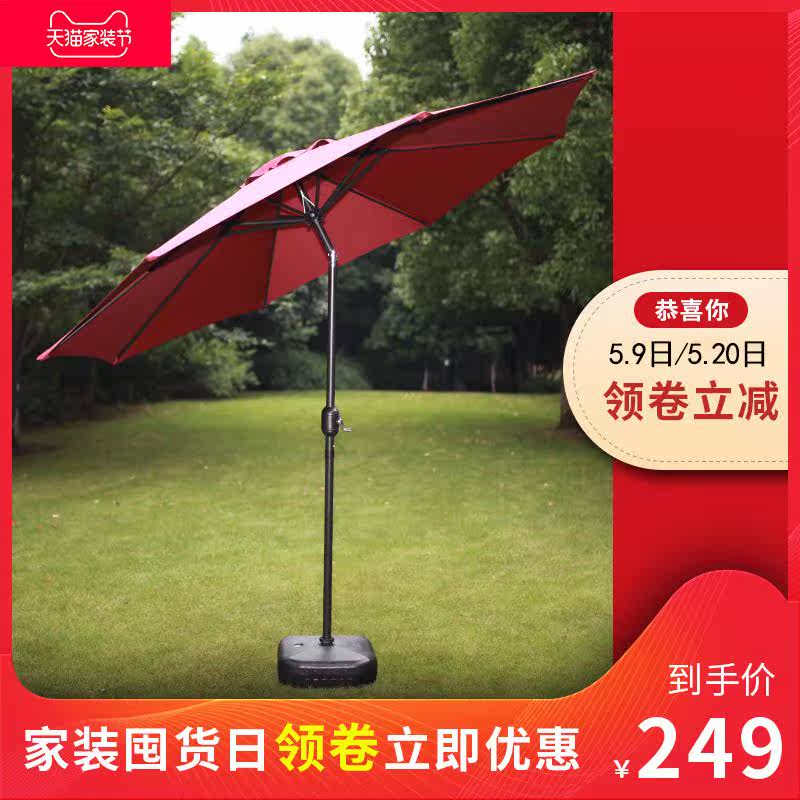 outdoors Sunshade courtyard Beach Umbrella fold Straight Terrace Tables and chairs combination outdoor Garden Parasolin the Home Daily , Umbrella/Rain gear/Rain/Moistureproof , Umbrella category - from Buy2taobao.com to provide professional Taobao agent buy service